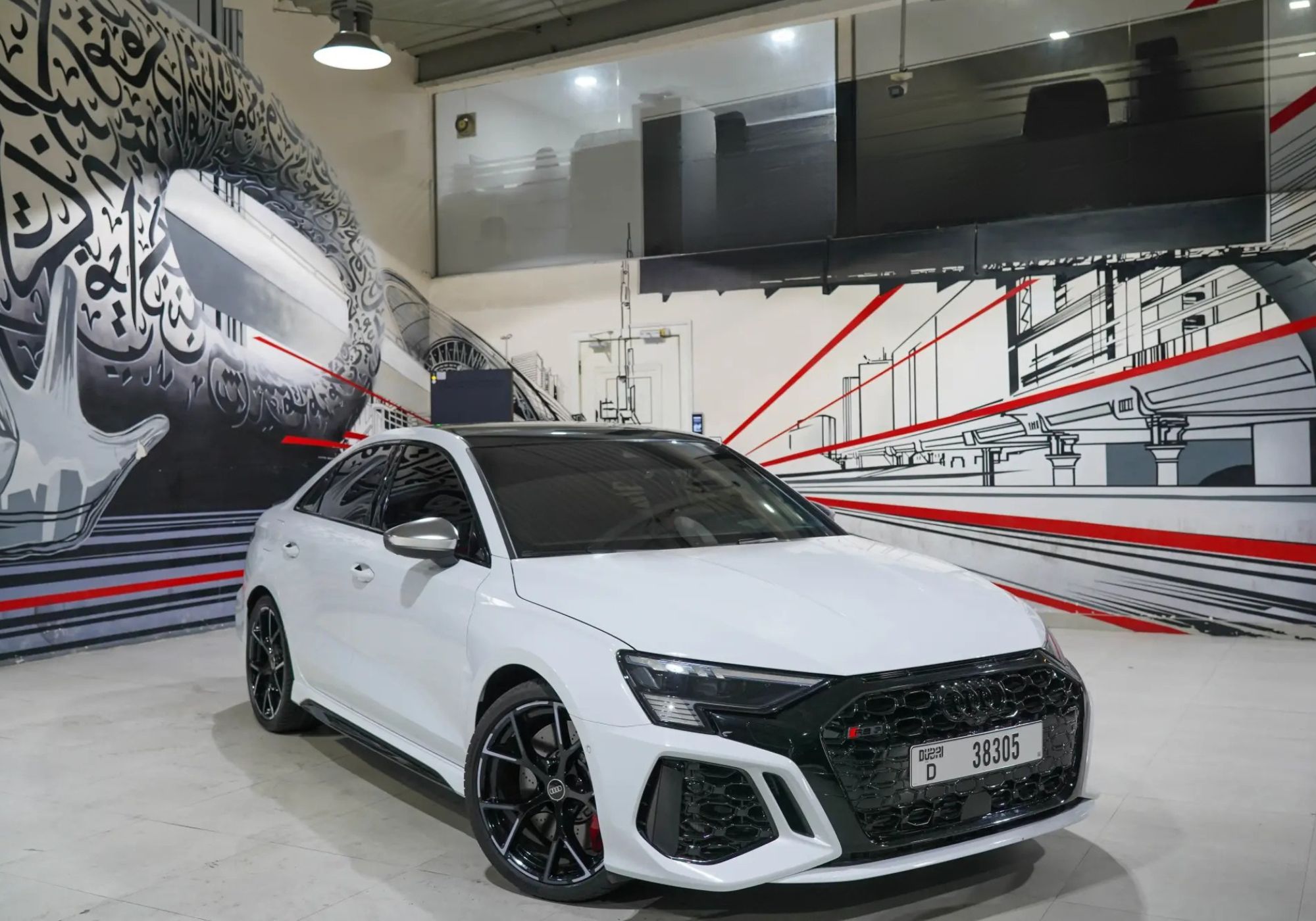 Audi RS3 2025 Rental in Dubai Rentop